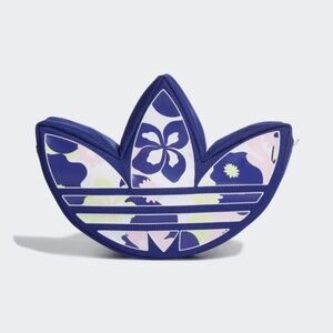 Adidas Trefoil Sling Garden Flower Blooming Indigo Blue Gerbera Freesia Bag